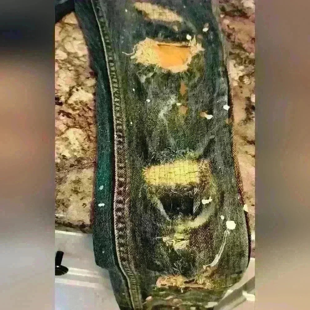 boys brand new slim fit Urban jeans Forward Denim Paint Splatter size 12 - Picture 12 of 16